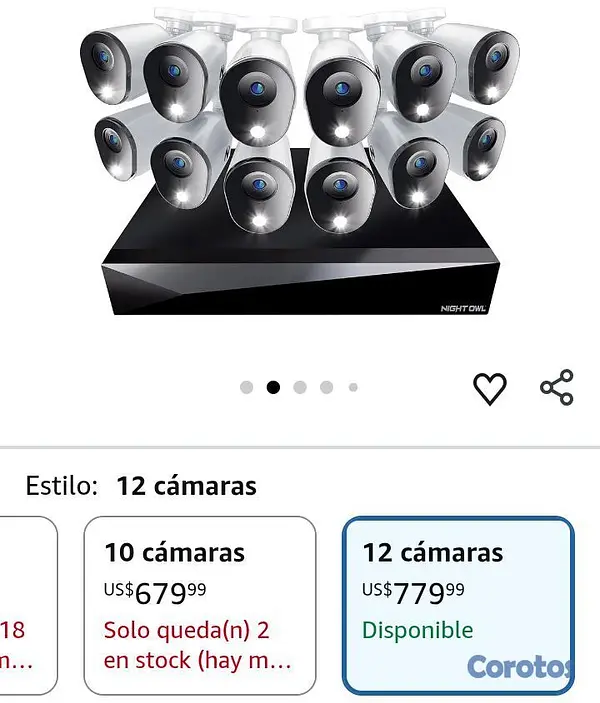 camaras y audio - 12 cámaras de seguridad  4
