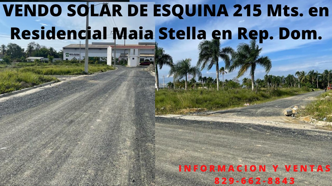 solares y terrenos - Vendo solar de 200 mts. en Residencial Doña Luz II 1