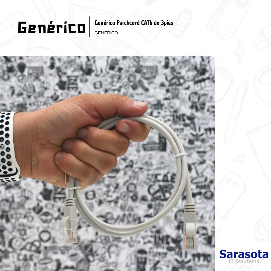 accesorios para electronica - Patch Cord RJ45 CAT6 de 3 pies 1