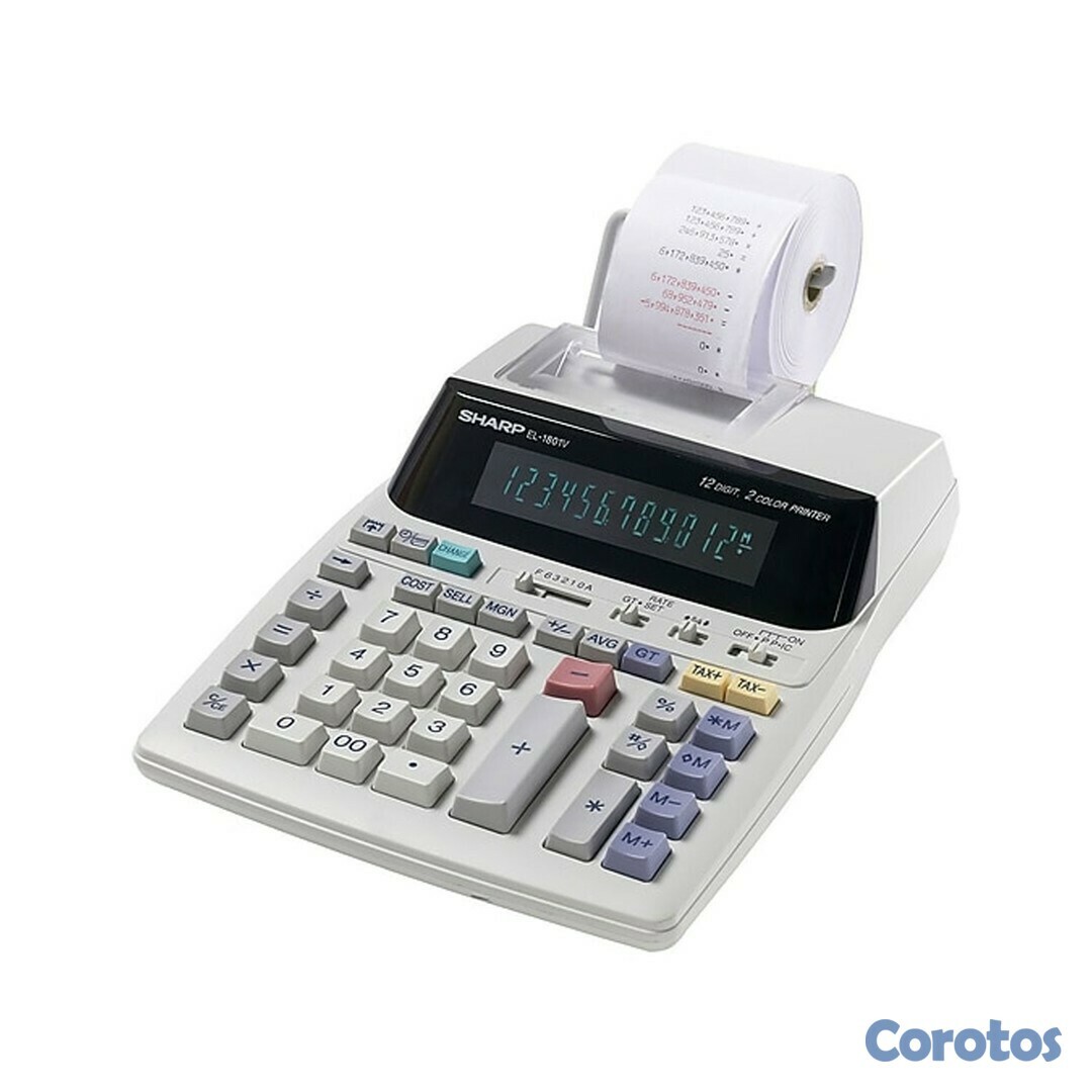 otros electronicos - Vendo Calculadora profesional Sharp mod. EL-1801V 1