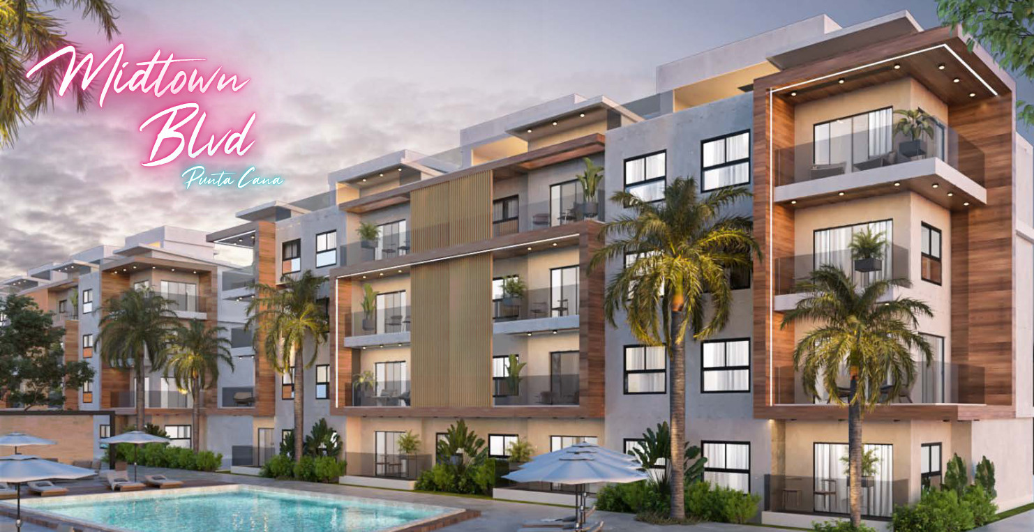 apartamentos - Apartamentos 1Hab Estilo 80s c/Ocho Piscinas, Parque Mascotas,Ciclovia en Bavaro