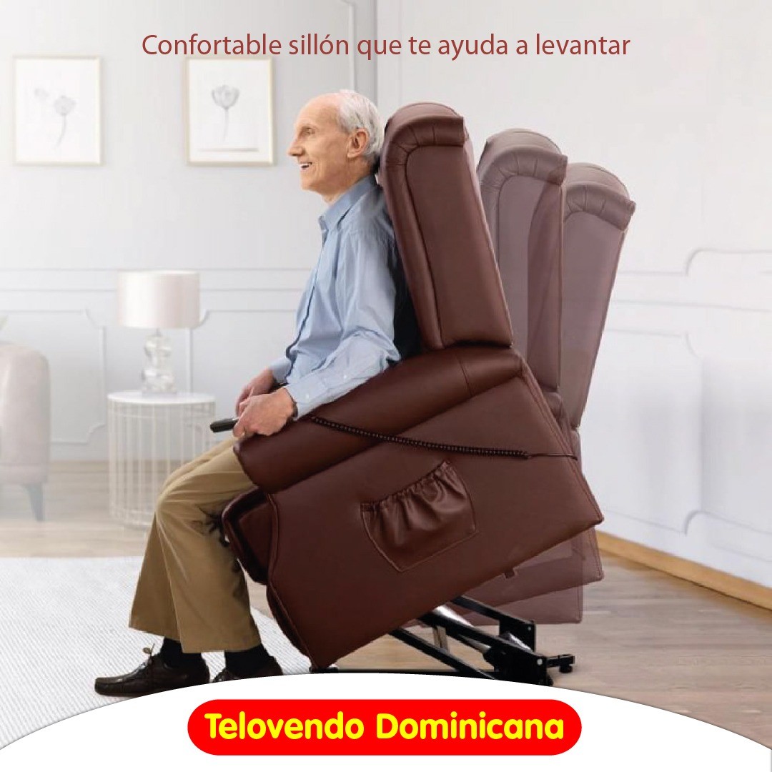 muebles y colchones - SILLON QUE LE AYUDA A LEVANTARSE Y SENTARSE MIENTRAS RECIBE MASAJES 0