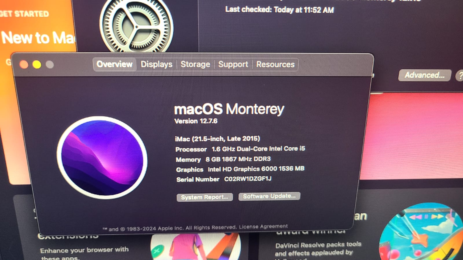 computadoras y laptops - APPLE IMAC 2015 1