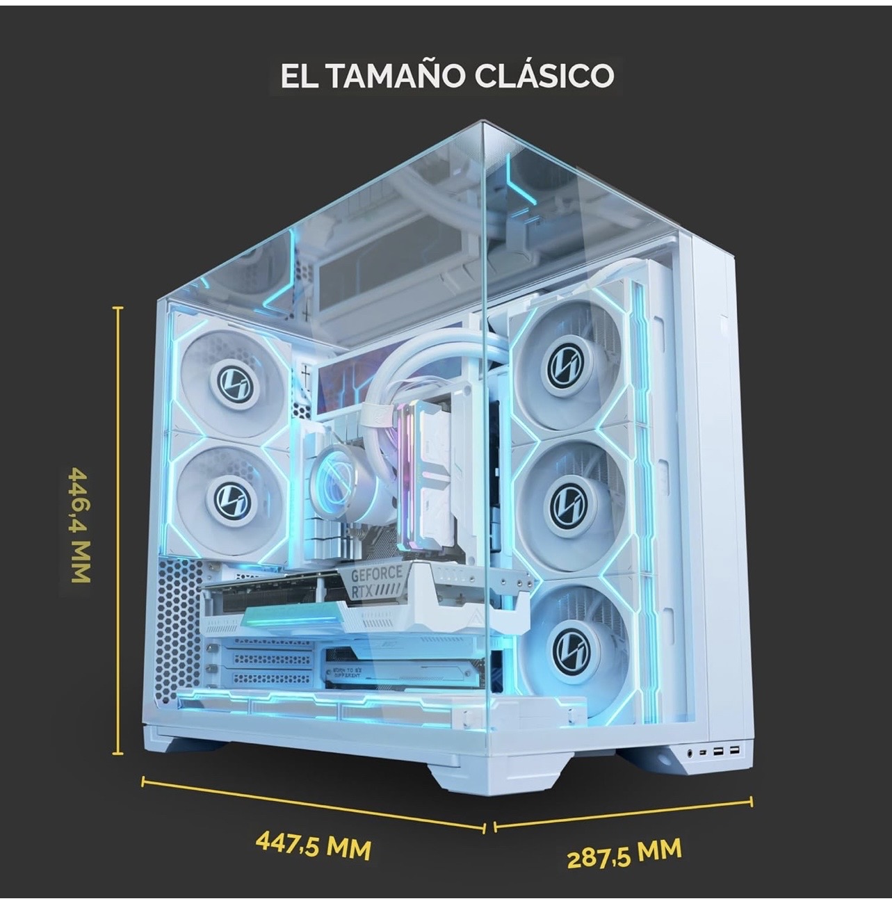 computadoras y laptops - Case Lian li 011 vision compact 1