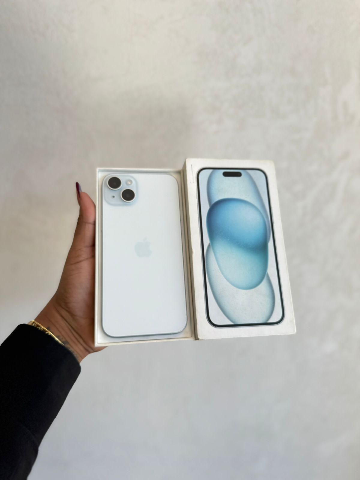 celulares y tabletas - IPHONE 15 PLUS AZUL 256GB EN CAJA FACTORY UNLOCKED