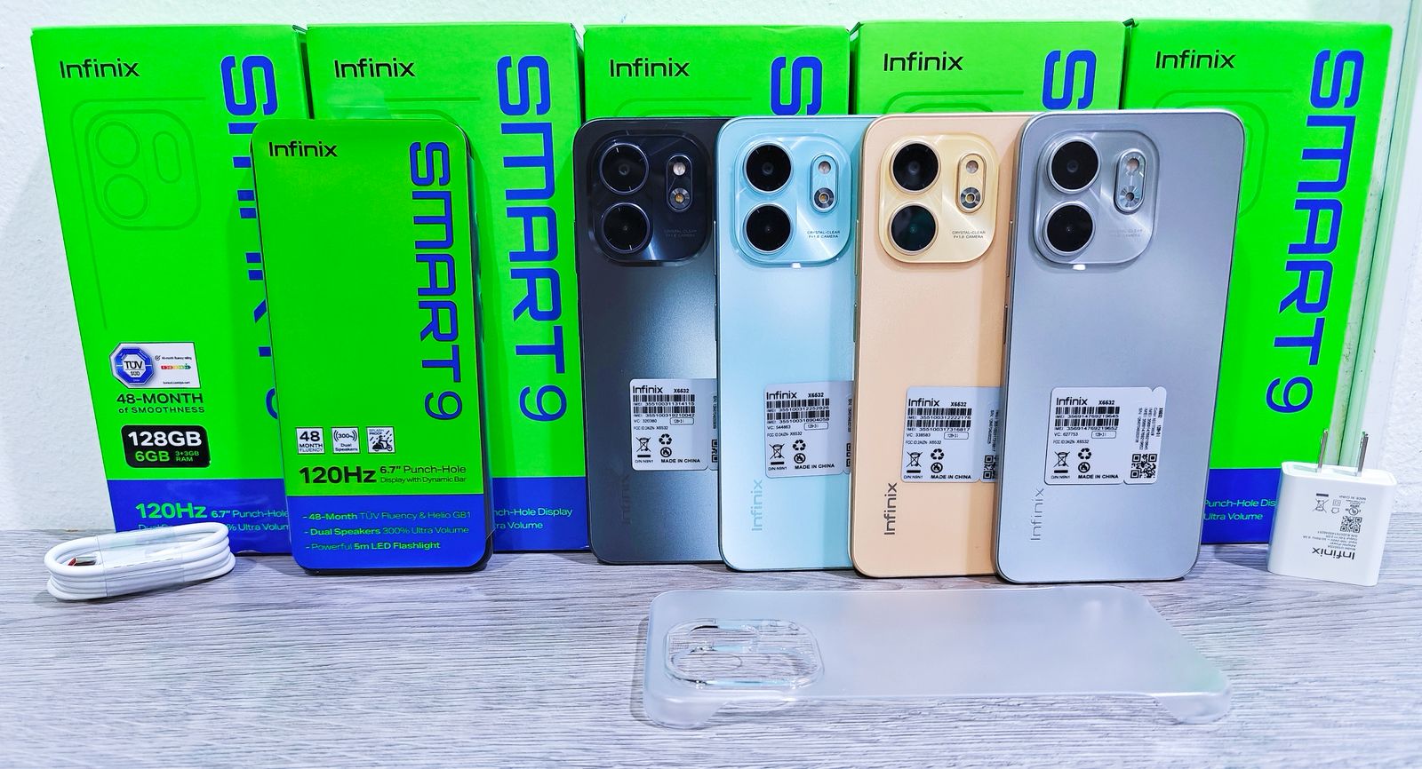 celulares y tabletas -  INFINIX SMART 9 HD DE 64GB 6GB RAM NUEVO DE CAJA