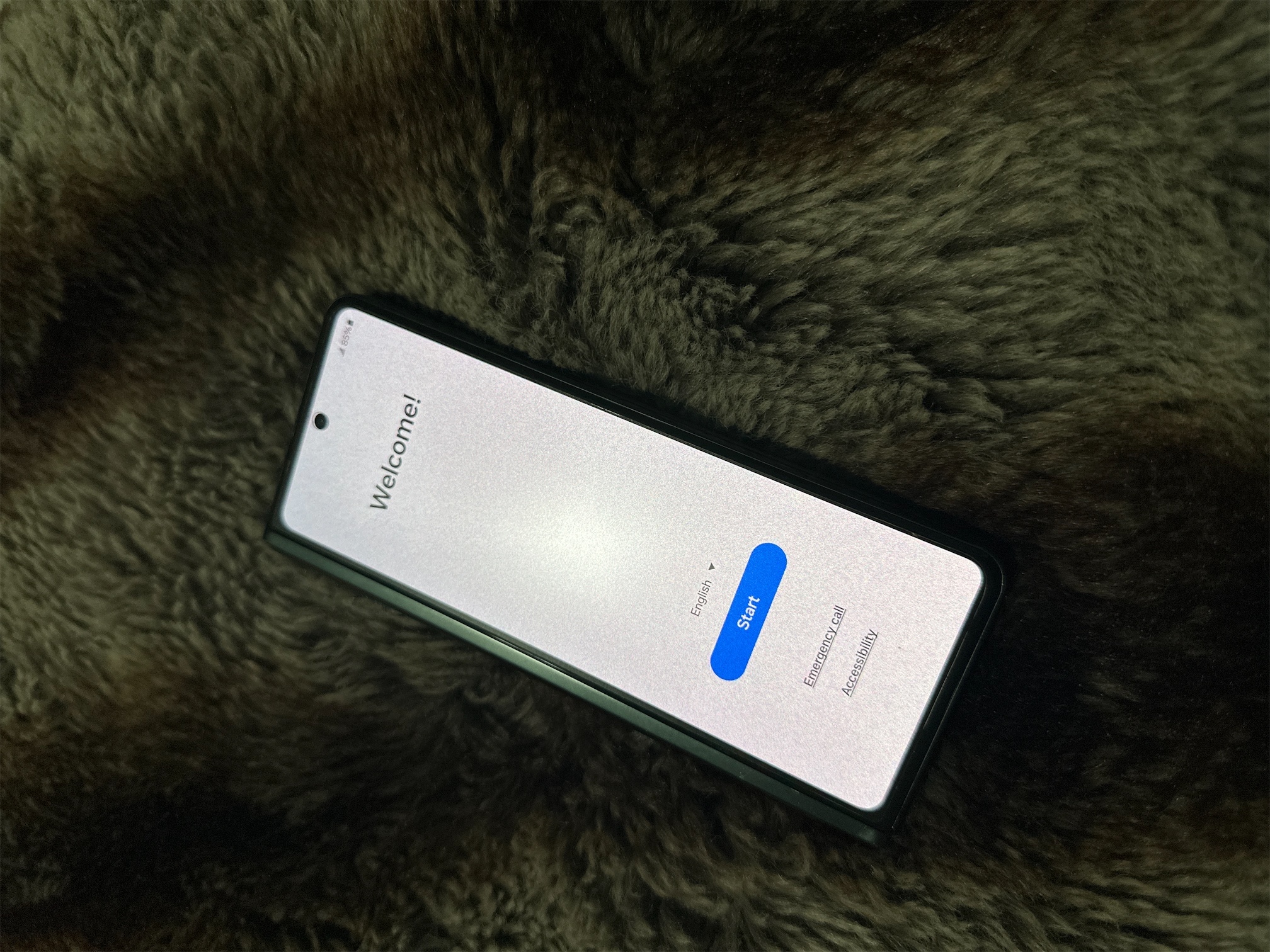 celulares y tabletas - Samsung Galaxy Fold Z3 5g 256gb (pantalla rota)