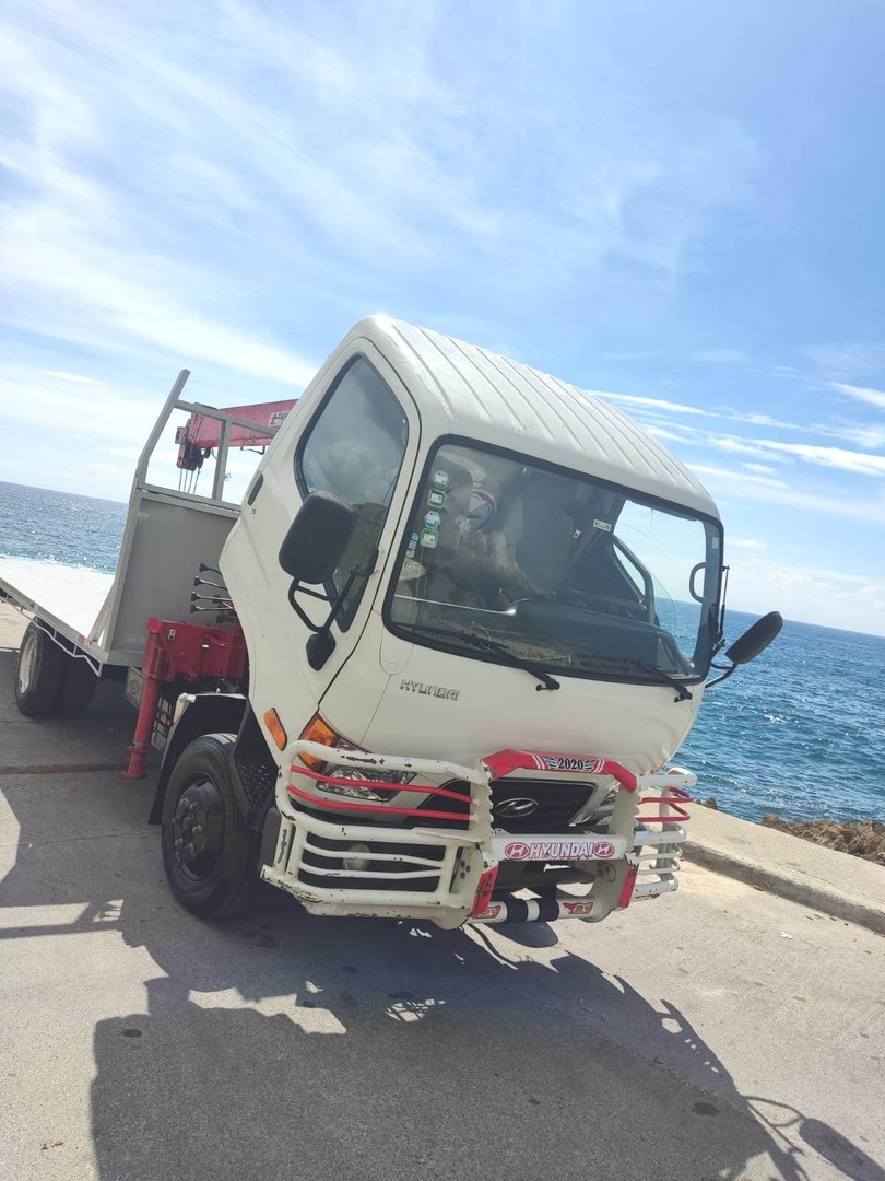 camiones y vehiculos pesados - HYUNDAI HD78 2018 CON GRÚA ÚNICO DUEÑO IMPECABLE  1
