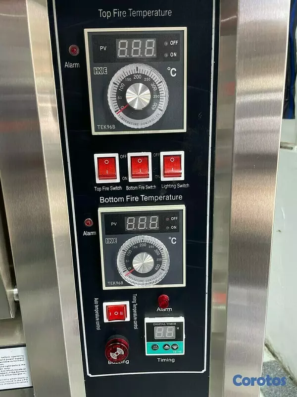 equipos profesionales - Horno cocina industrial de doble cabina para carnes pan pizza reposteria 6