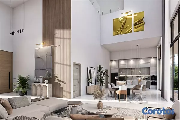 casas vacacionales y villas - Villa en Cap cana Vista al mar y al Golf en Plano 2