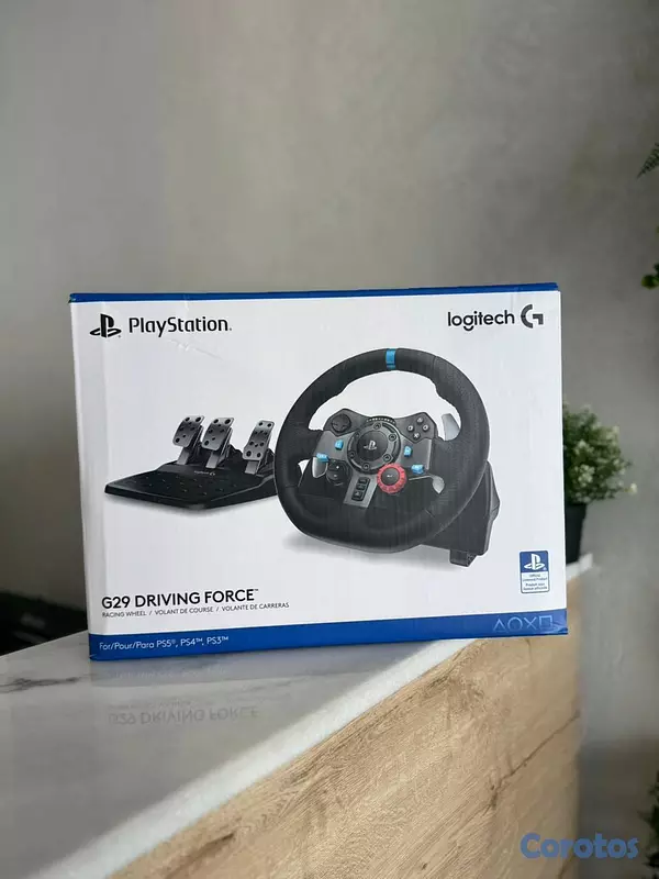 consolas y videojuegos - PLAYSTATION LOGITECH G29 DRIVING FORCE NUEVO SELLA