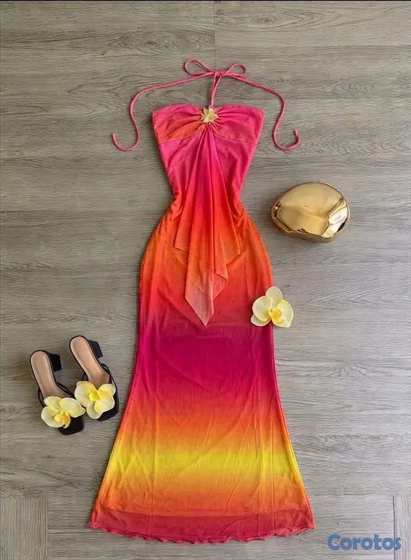 ropa para mujer - Vestido colorido 3