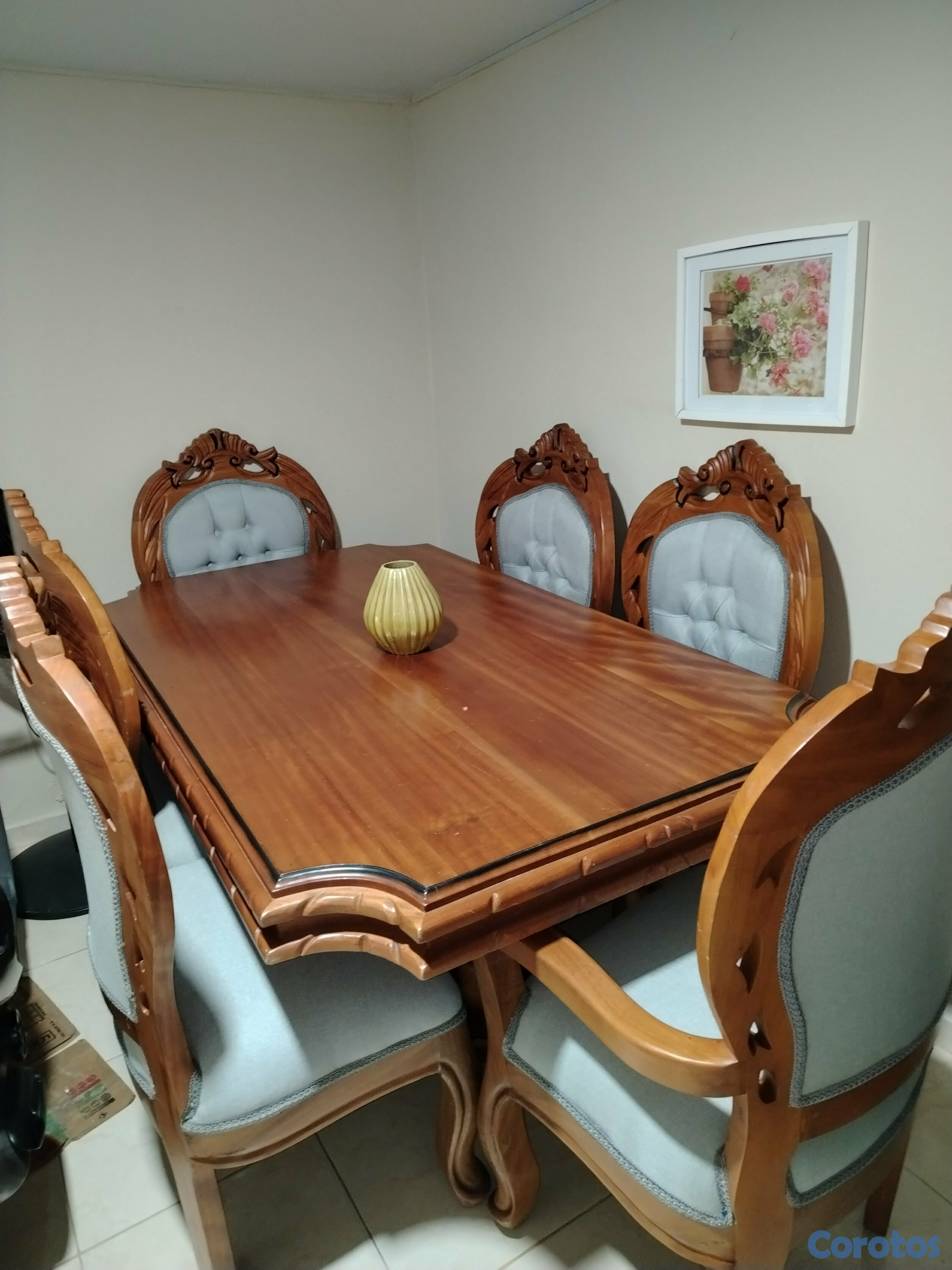 muebles y colchones - juego de comedor  3