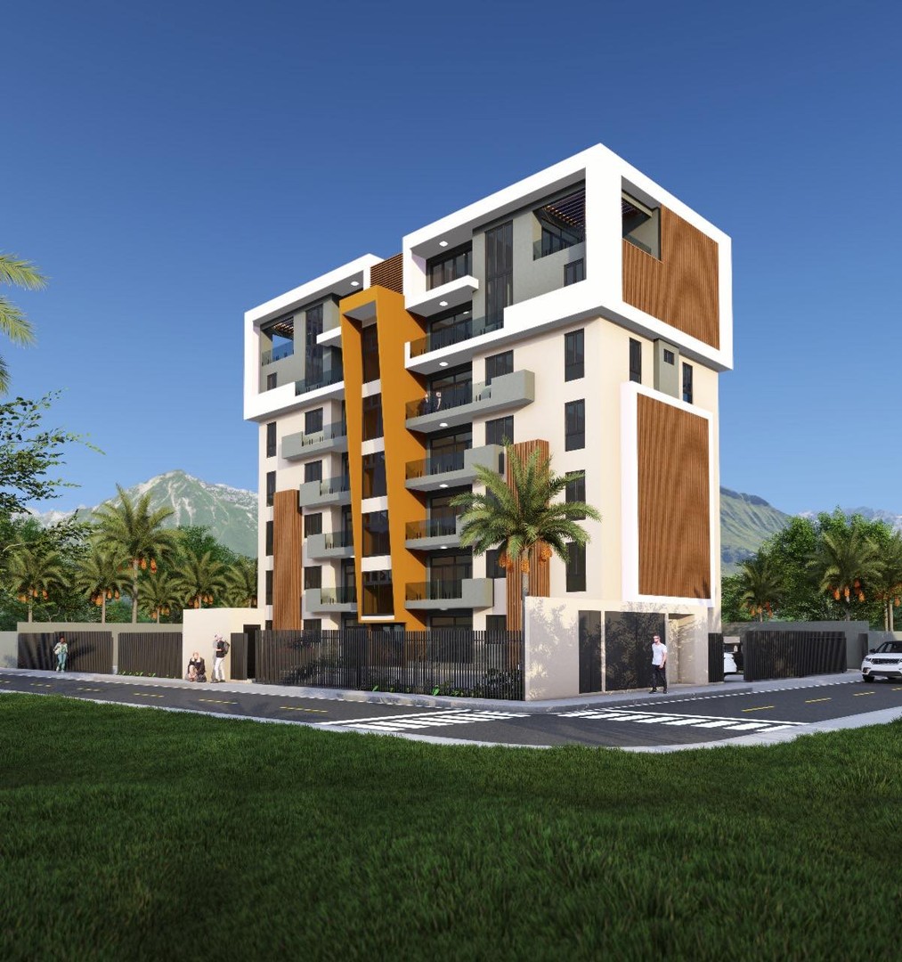 apartamentos - Apartamento En Torre de 6 Niveles Con Ascensor, Fácil Acceso Aut. Duarte     9