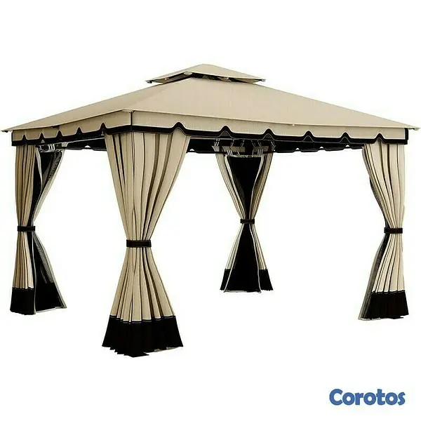 herramientas, jardines y exterior -   ESPECIAL DE ESTE DIA  ESTE Outdoor Patio Double Fabric Canopy Gazebo rd 36500 6