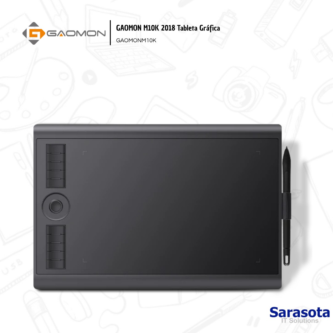accesorios para electronica - GAOMON M10K 2018 Tableta Gráfica GAOMONM10K 2