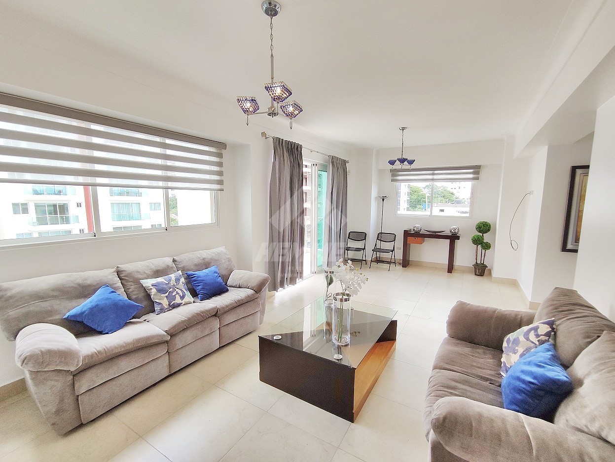 apartamentos - TORRE AMUEBLADA CON ELEVADOR LA ESMERALDA SANTIAGO  7