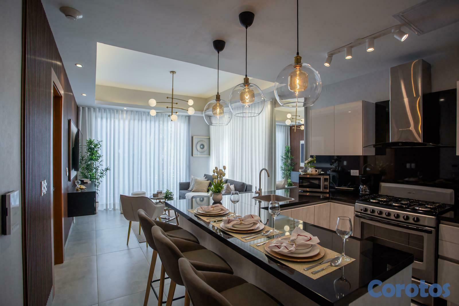 apartamentos - Apartamento amueblado en Venta en Piantini 8