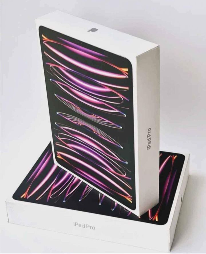 computadoras y laptops - Apple iPad Pro 2022 pant 12,9", Chip M2, 6th Gen, 1TB SSD, Cámara 12 Mp, Nueva 3