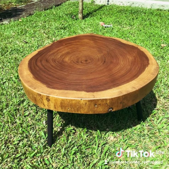 decoración y accesorios - mesas rústica de comedor y para centro de muebles  5