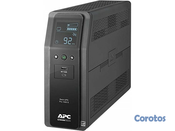 computadoras y laptops - UPS APC BR1000 BACK-UPS PRO, 1.0KVA (1000 VA), 600 WATTS, INPUT 120V / OUTPUT 12 2