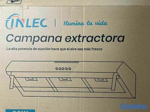 electrodomesticos - Extractor de Grasa Inlec 30x20 pulgadas 
Modelo B4-76
Niquelado

 6
