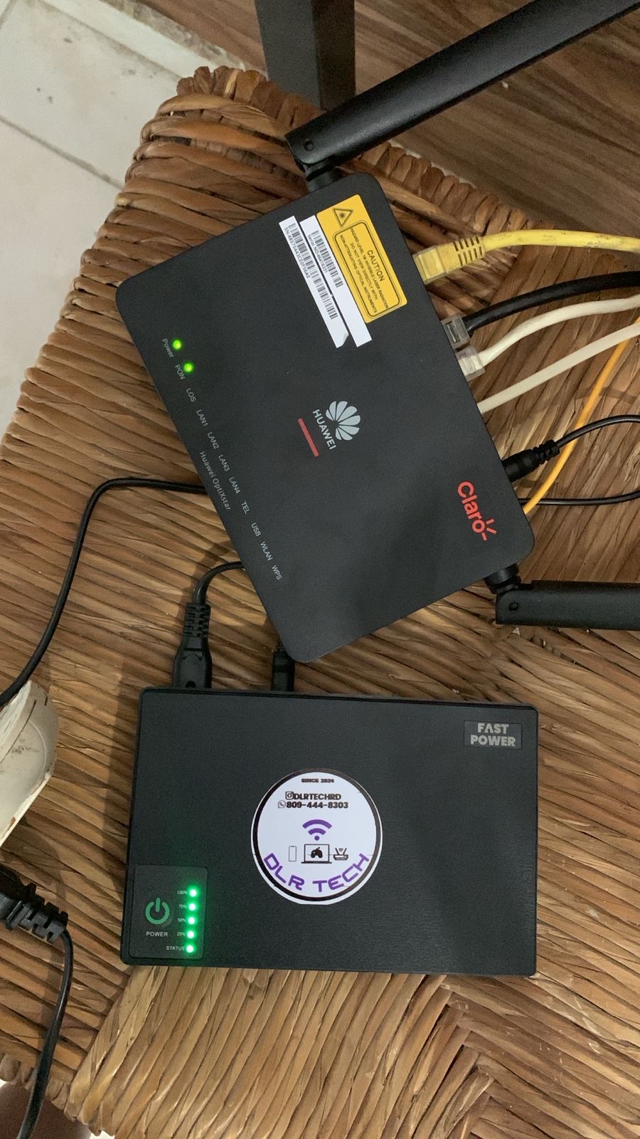 otros electronicos - Mini UPS para Router Wi-Fi hasta 8 horas de uso 0