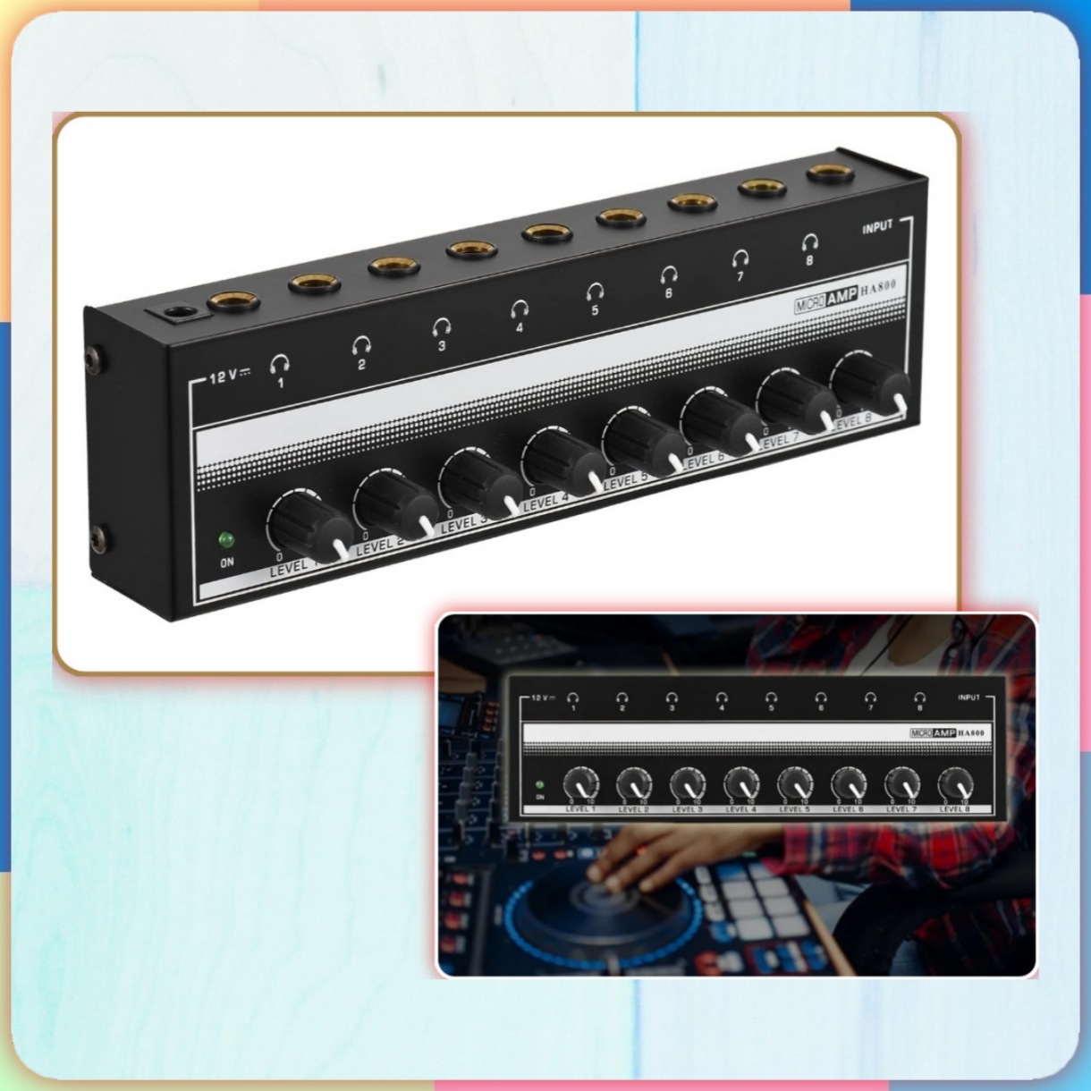 accesorios para electronica - Mini amplificador de auriculares HA-800 1