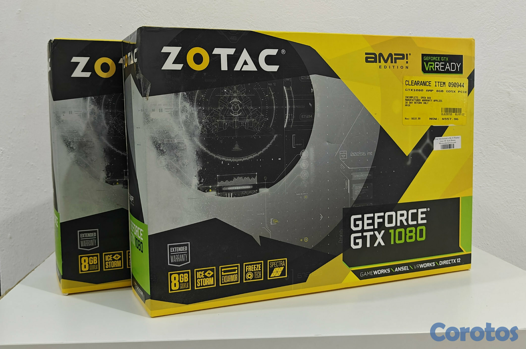 computadoras y laptops - ▶️ Zotac GeForce GTX 1080 8gb AMP Edition  GDDR5 1
