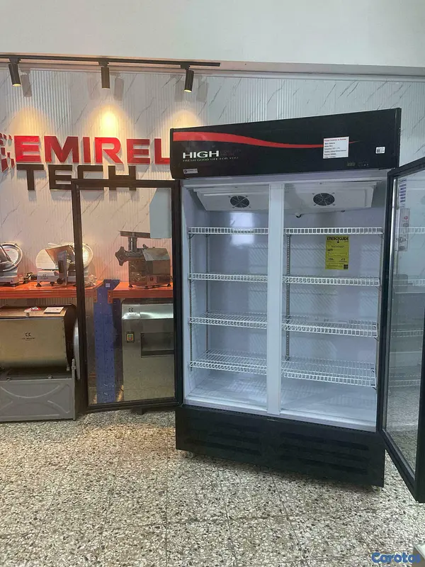 equipos profesionales - Freezer frizer refrigerador exhibidor de 2 puertas 6