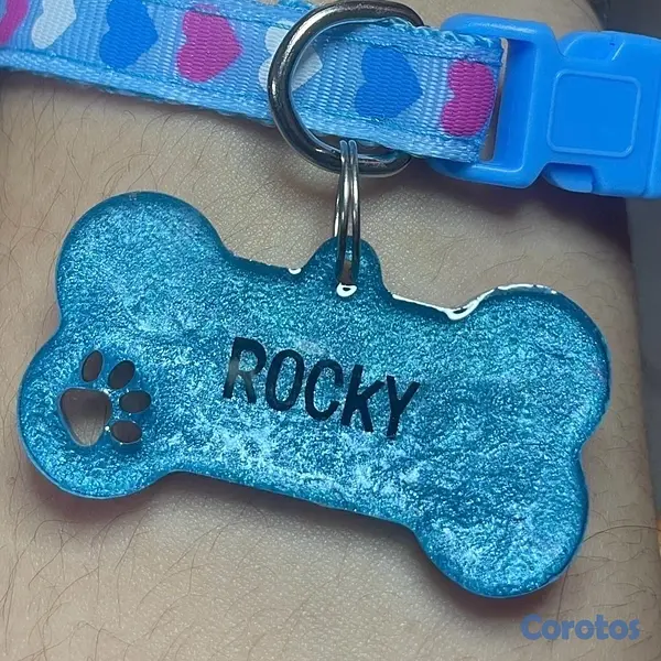 animales y mascotas - Collares y Chapillas personalizadas para mascotas  2