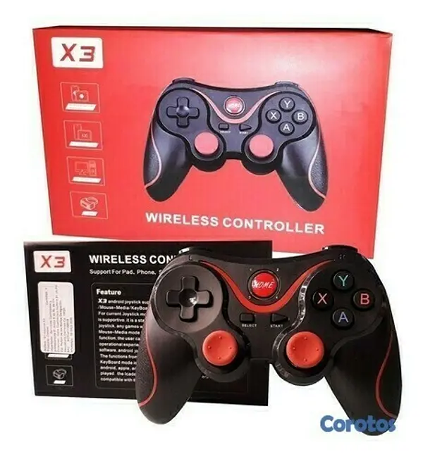consolas y videojuegos - Gamepad bluetooth X3 para celular 3