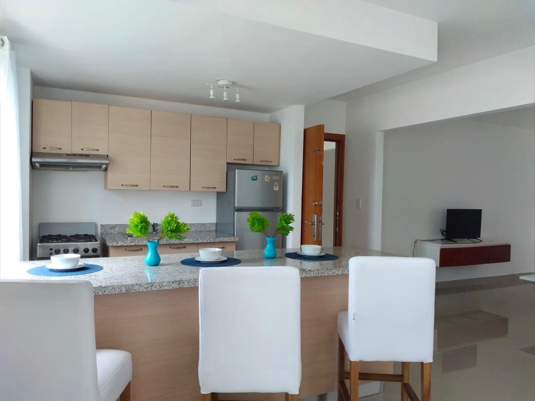 Apartamentos de 75 m2 en Punta Cana 
De 1 o 2 habitaciones. 
Amueblados
