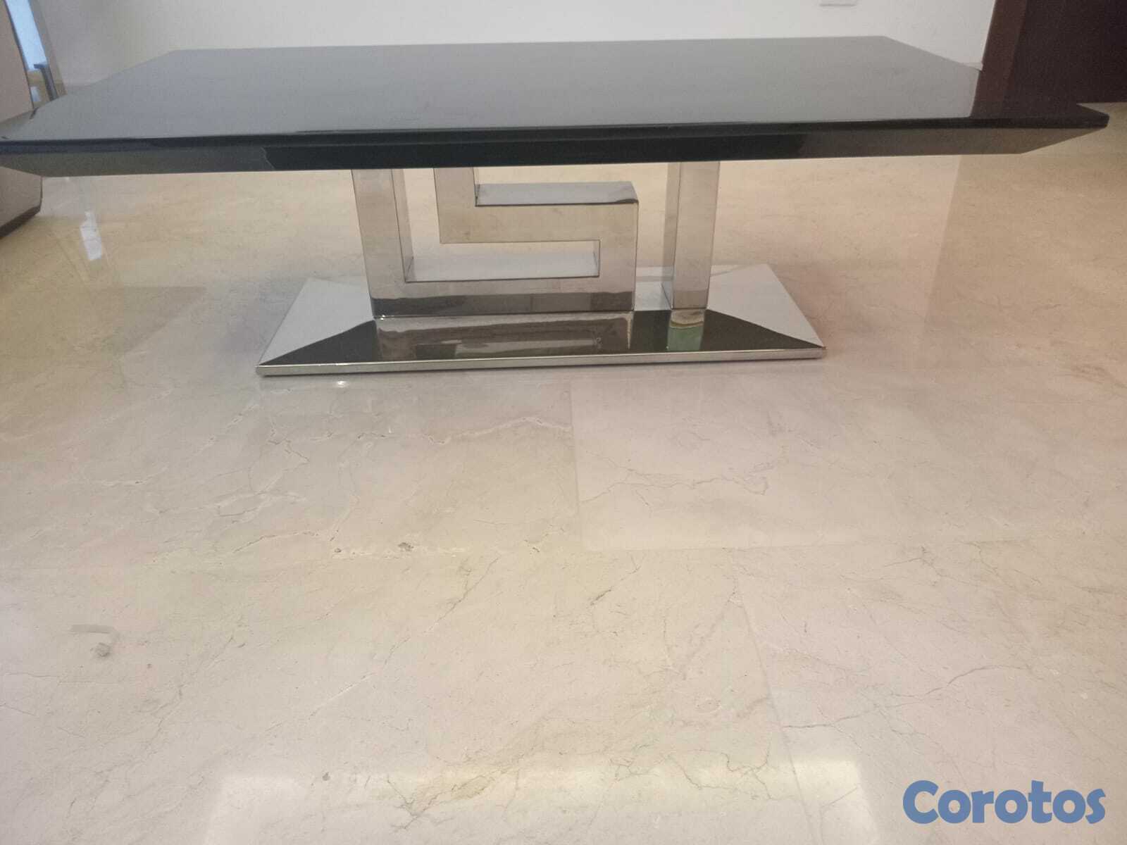 muebles y colchones - Mesa para sala con su mesa lateral en juego 1