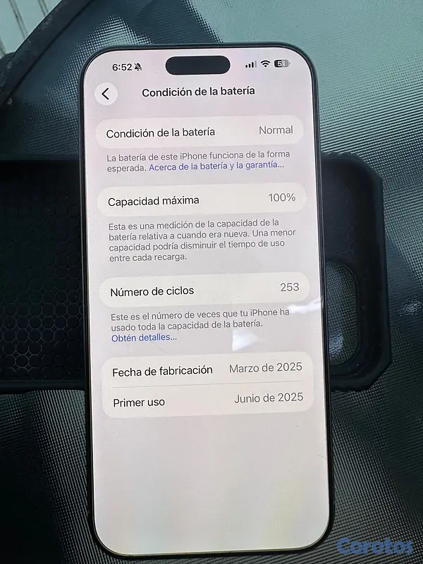 celulares y tabletas - Venta iPhone 16 pro Max (negociable) 4