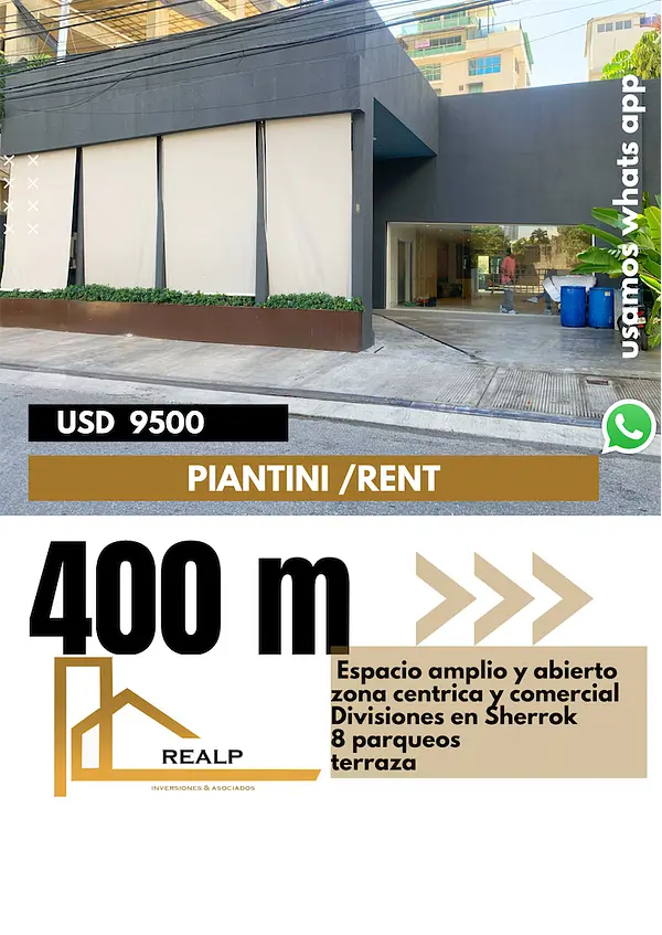 oficinas y locales comerciales - Local amplio en Piantini 400 m 1