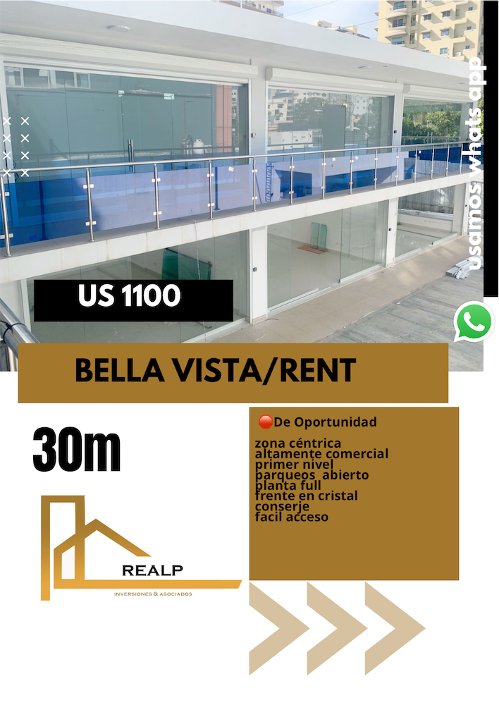 oficinas y locales comerciales - Local en bella vista primer nivel 0