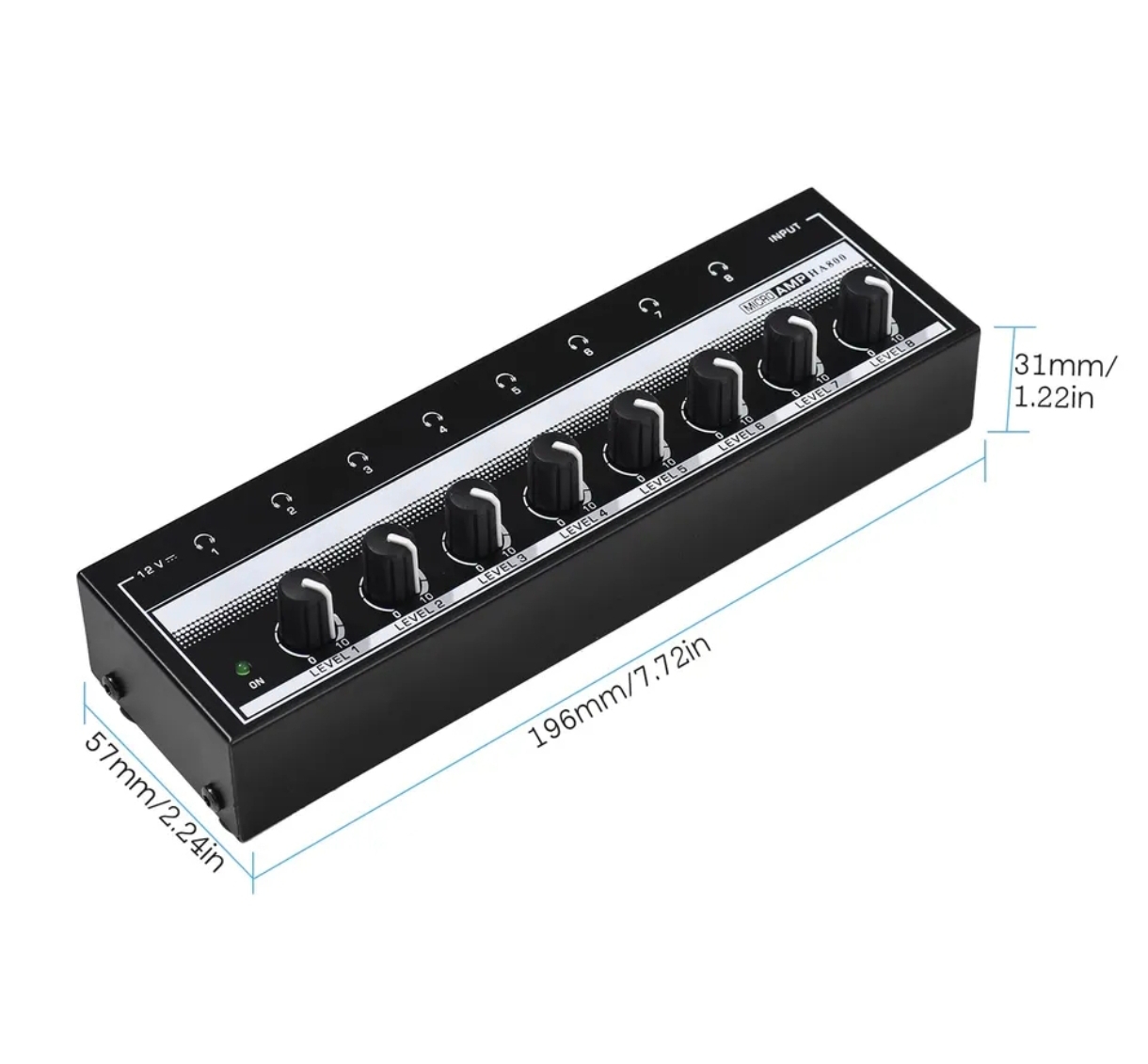 accesorios para electronica - Mini amplificador de auriculares HA-800 2