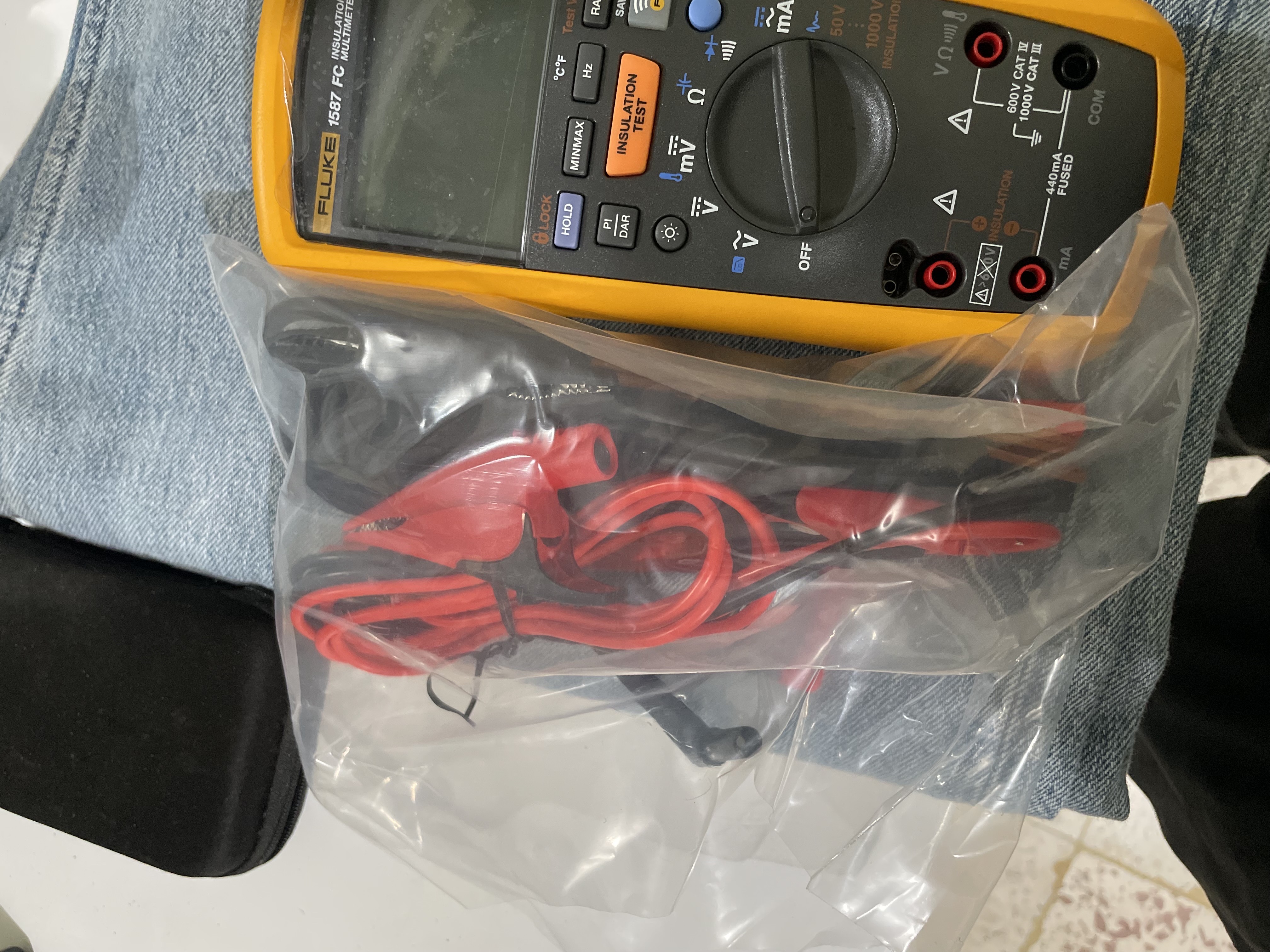 otros electronicos - multimetro fluke se conecta con el celular  5
