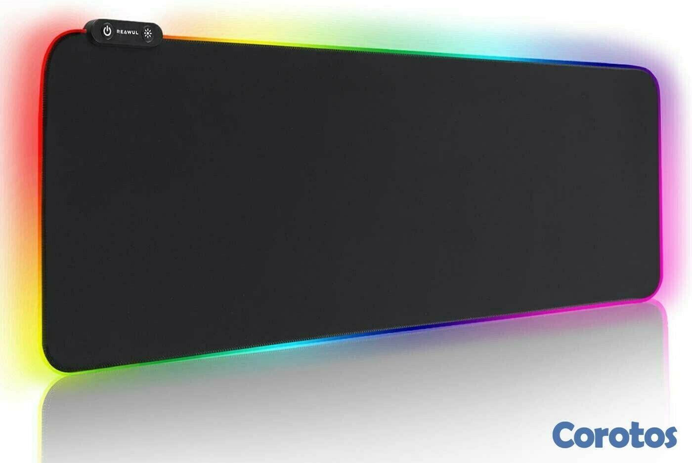 accesorios para electronica - Mousepad Gaming RGB de escritorio para Teclado y Ratón, Goma Impermeable con Bas 4