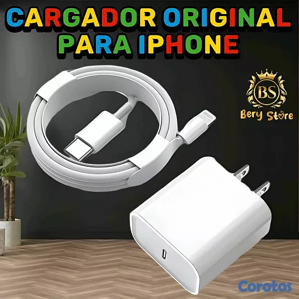 celulares y tabletas - CARGADOR PARA IPHONE ORIGINAL DE 20W CARGA RÁPIDA | CARGADOR PARA CELULARES  4