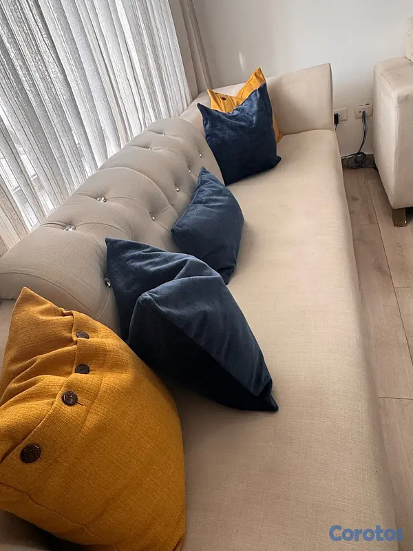 muebles y colchones - muebles en color crema  4