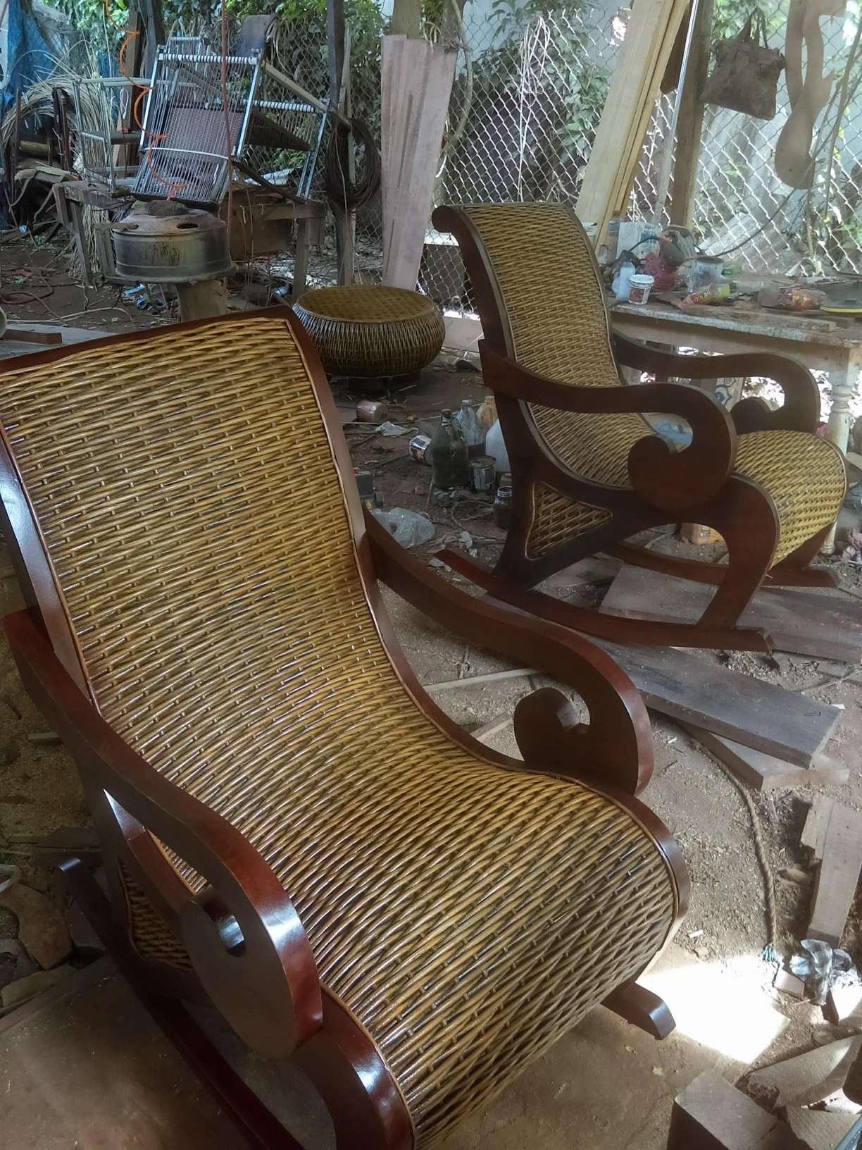 muebles y colchones - Muebles en mimbre rratan y madera 4