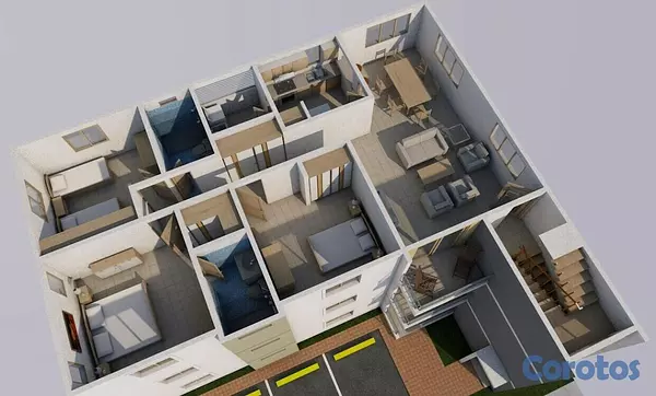 otros inmuebles - Edificio de 3 apartamentos en construcción 4