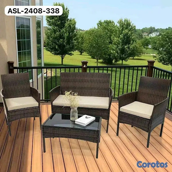 muebles y colchones - Muebles de exterior de 4 Piezas RD$11,895 3
