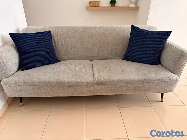 muebles y colchones - Sofá color gris 3