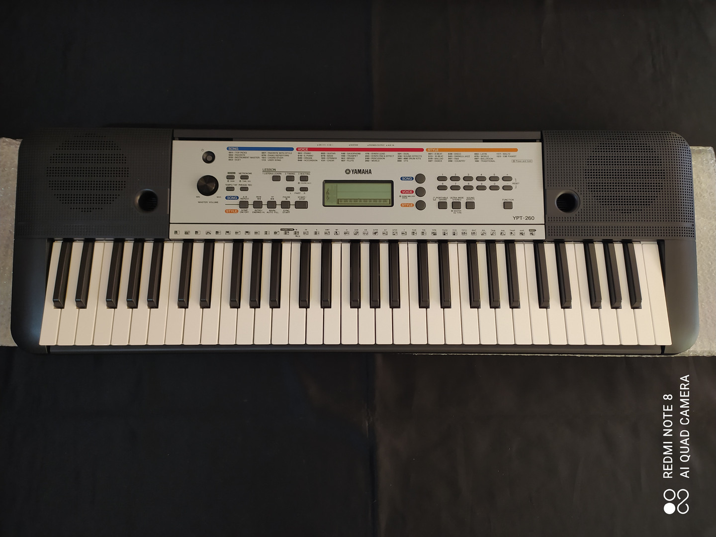instrumentos musicales - PIANO YAMAHA YPT 260 5 OCTAVAS !!EXCELENTE ESTADO!! 