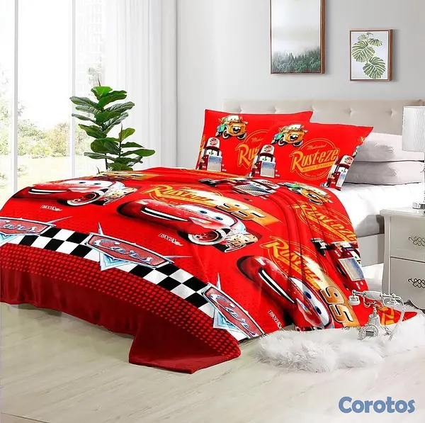 muebles y colchones - juego de frisas suave 3 piezas para cama de 60 7
