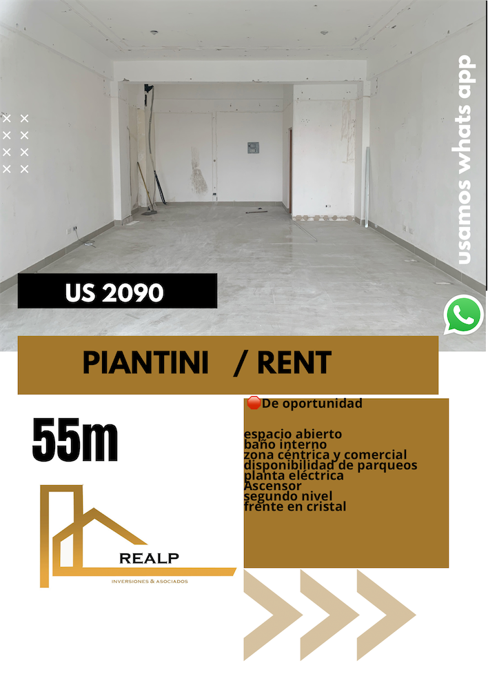 oficinas y locales comerciales - Local en Piantini céntrico  0