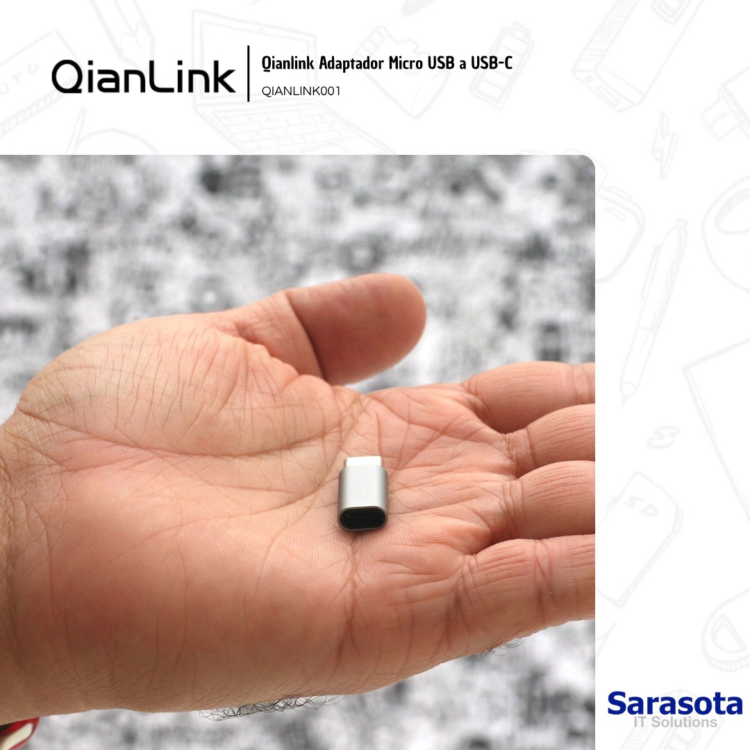 accesorios para electronica - Adaptador de microUSB a USB-C marca Qianlink 1